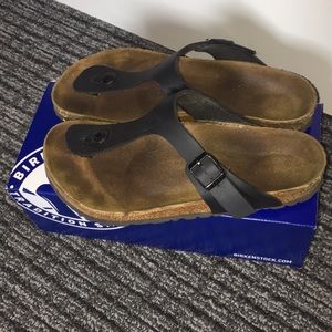 Birkenstock Gizeh Black Size 40